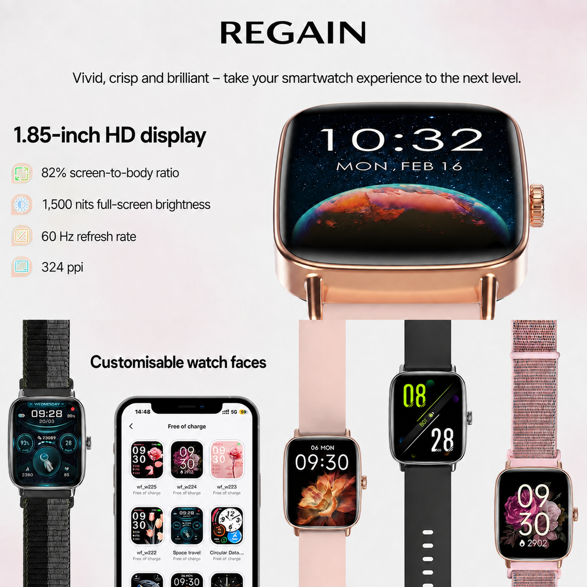 Fitness-smartwatch Active+