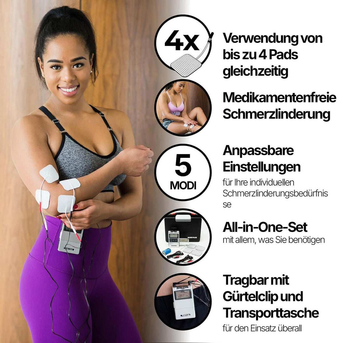 TENS-elektrostimuleringsenhet StimPulse